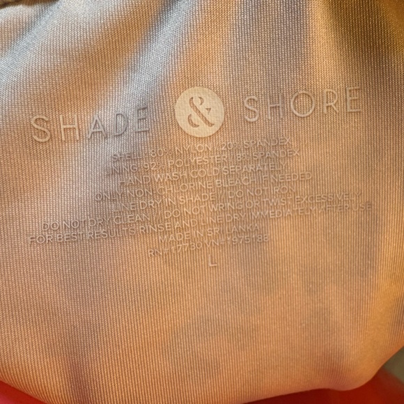 Shade & Shore Leopard Print Bikini Top 36DD Two Piece Swimsuit L bottom - Picture 8 of 8